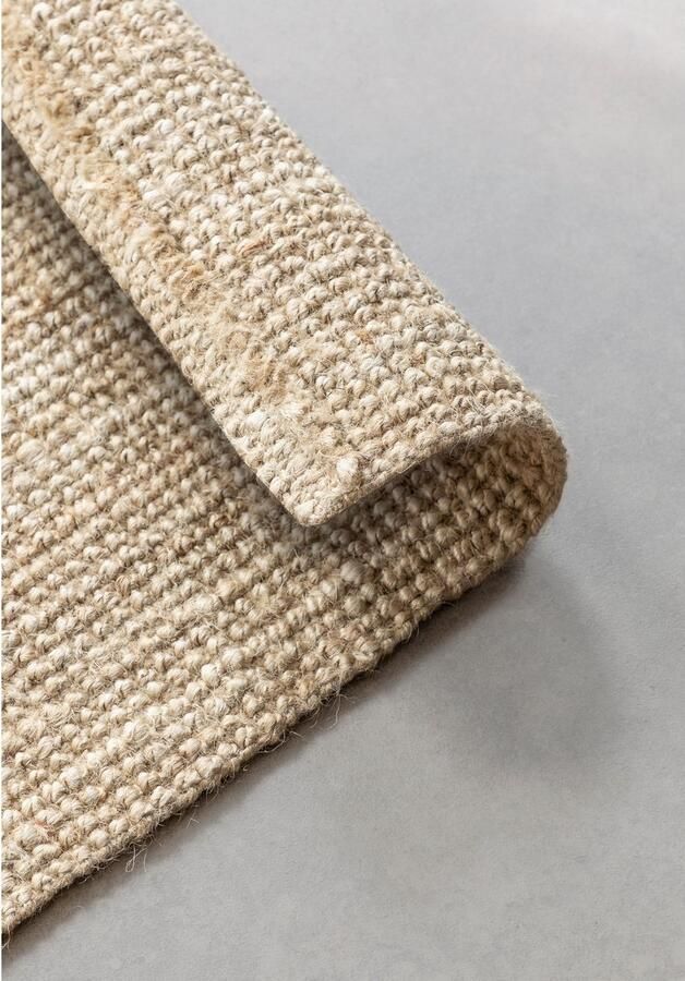 My home Vloerkleed Avot jute tapijt 100% jutevezel natuur eetkamer loper woonkamer gang scandi - Foto 6