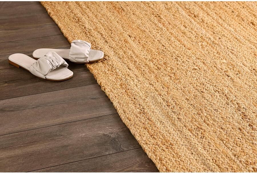 My home Vloerkleed Bjarka gemêleerd 100% jute handgeweven ook als loper en in rond verkrijgbaar - Foto 6