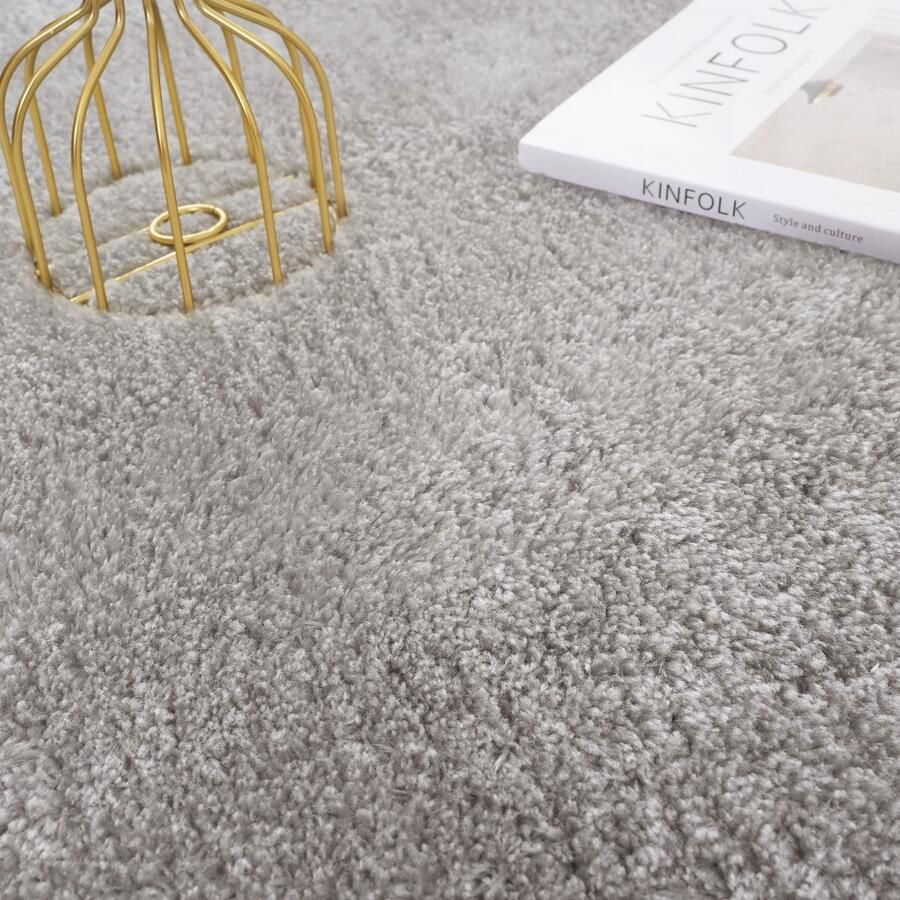 My home Vloerkleed Cali Bean bijzondere vorm effen zacht wasbaar woonkamer slaapkamer - Foto 2