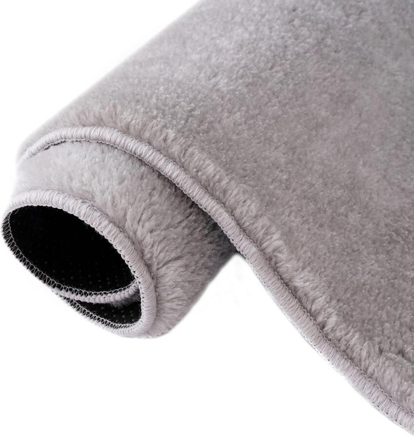 My home Vloerkleed Cali Bean bijzondere vorm effen zacht wasbaar woonkamer slaapkamer - Foto 10
