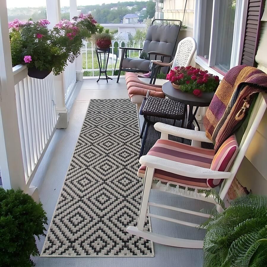 My home Vloerkleed Cordoba is ook als loper verkrijgbaar Geschikt voor binnen en buiten sisal-look weerbestendig & uv-bestendig boho - Foto 2