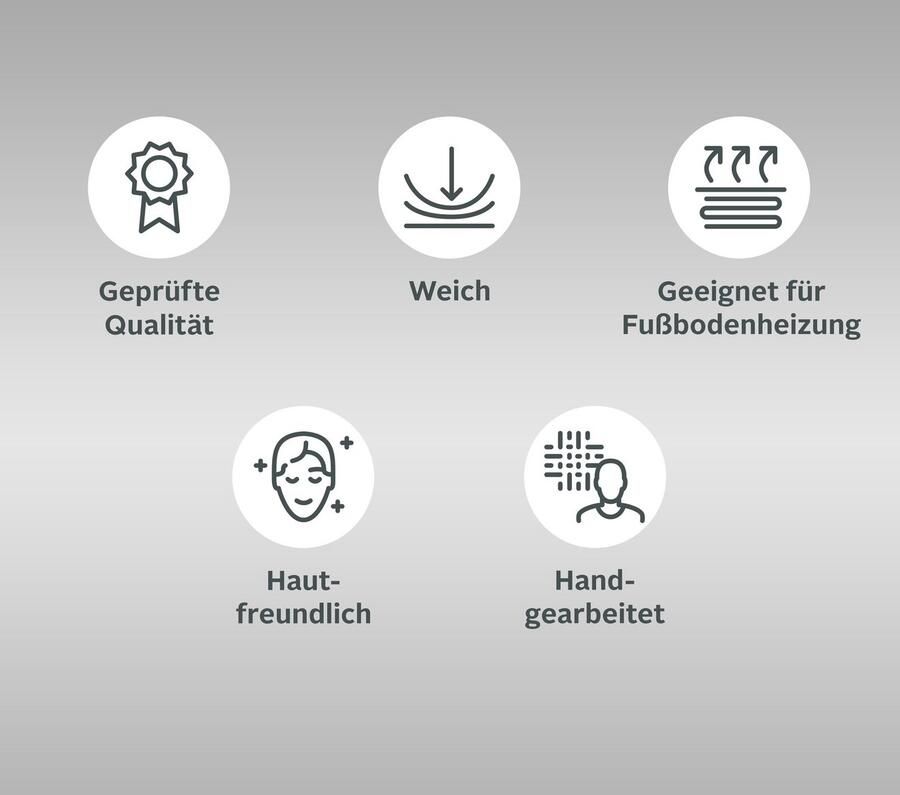 Calo-deluxe Vloerkleed Viteox 310 Viscose korte pool woonkamer