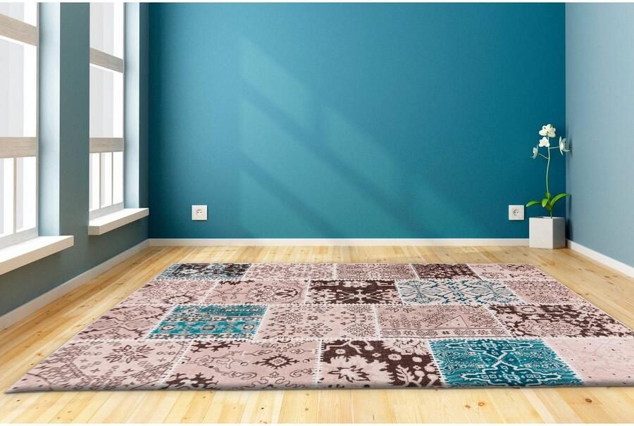 Calo-deluxe Vloerkleed Ruzica-404 Platweefsel vintage-design woonkamer - Foto 5