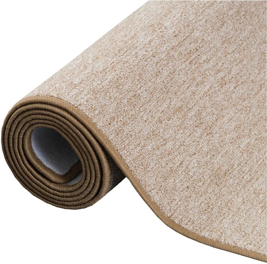 My home Vloerkleed Fortis Effen kleuren lussen geketteld ook als loper slijtvast - Foto 4