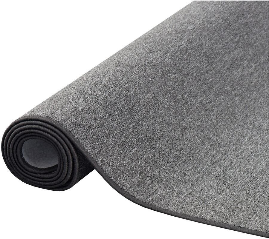 My home Vloerkleed Fortis Effen kleuren lussen geketteld ook als loper slijtvast - Foto 4