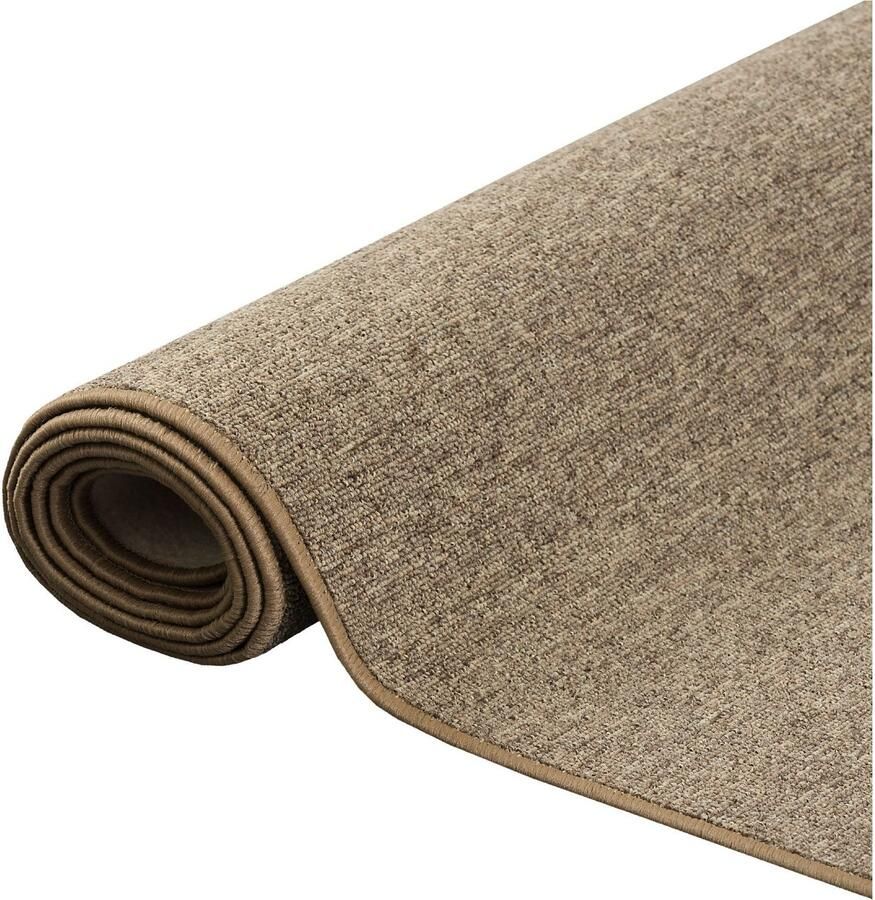 My home Vloerkleed Fortis Effen kleuren lussen geketteld ook als loper slijtvast - Foto 4