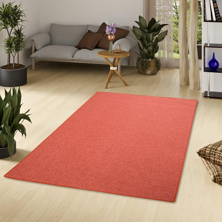 My home Vloerkleed Fortis Effen kleuren lussen geketteld ook als loper slijtvast - Foto 3