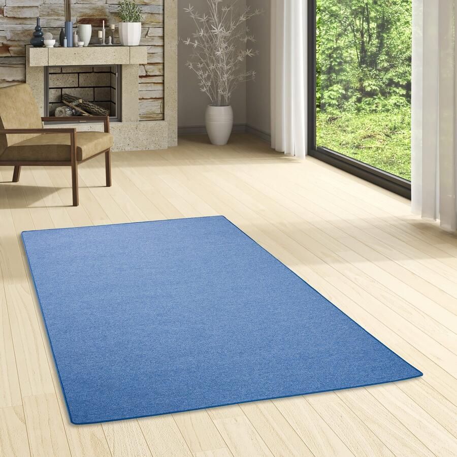 My home Vloerkleed Fortis Effen kleuren lussen geketteld ook als loper slijtvast - Foto 3