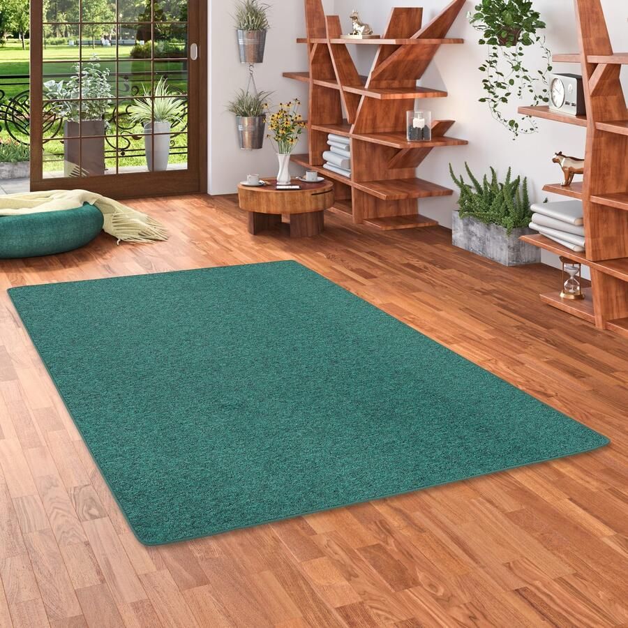 My home Vloerkleed Fortis Effen kleuren lussen geketteld ook als loper slijtvast - Foto 3