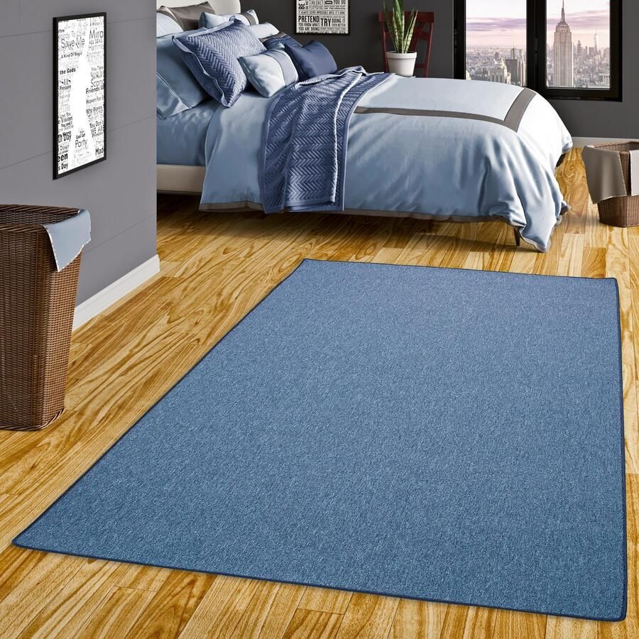 My home Vloerkleed Fortis Effen kleuren lussen geketteld ook als loper slijtvast - Foto 3