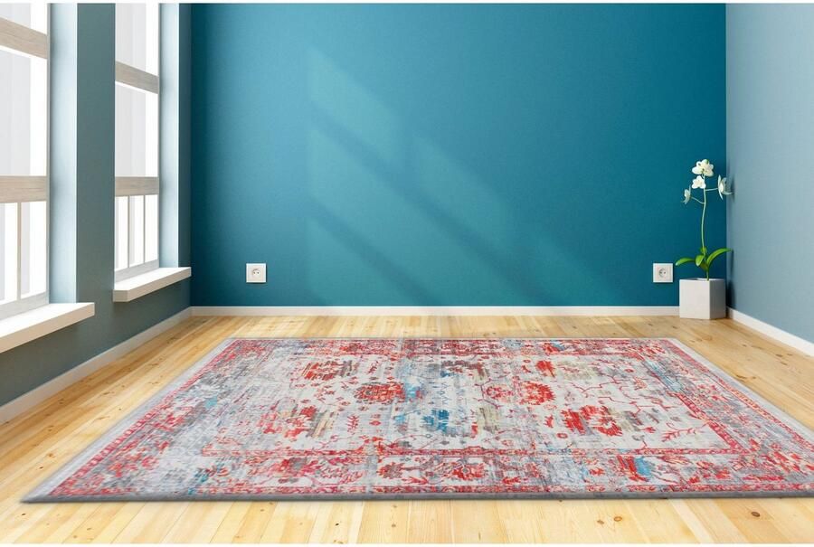 ARTE ESPINA Vloerkleed Antigua 100 Franjes tapijt in vintage-ontwerp schitterend kleurenspel - Foto 8