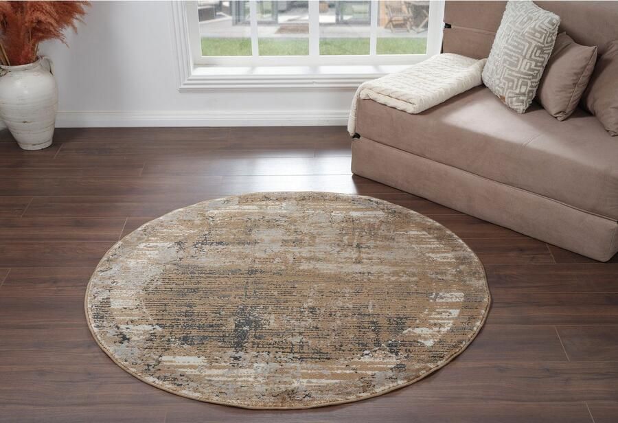 My home Vloerkleed Hamsa discrete glans krimp-garen-effect in vintage-look dichte kwaliteit - Foto 4