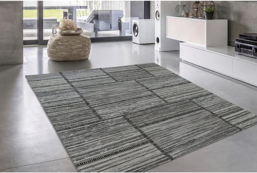 Kayoom Vloerkleed Phoenix 112 Subtiele jacquard-tapijt vlakpolig van onderhoudsvriendelijke materialen - Foto 6