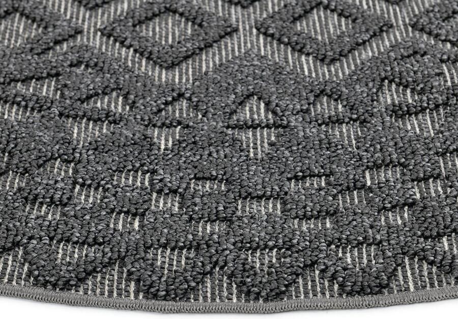 My home Vloerkleed Juliane Outdoor Hoog-laag structuur Boho geschikt voor buiten balkon terras - Foto 5