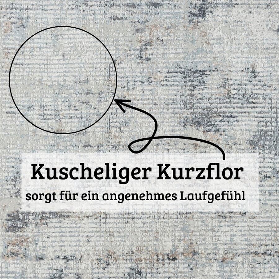 My home Vloerkleed Kaylan Kortpolig modern ontwerp onderhoudsvriendelijk woonkamer - Foto 3