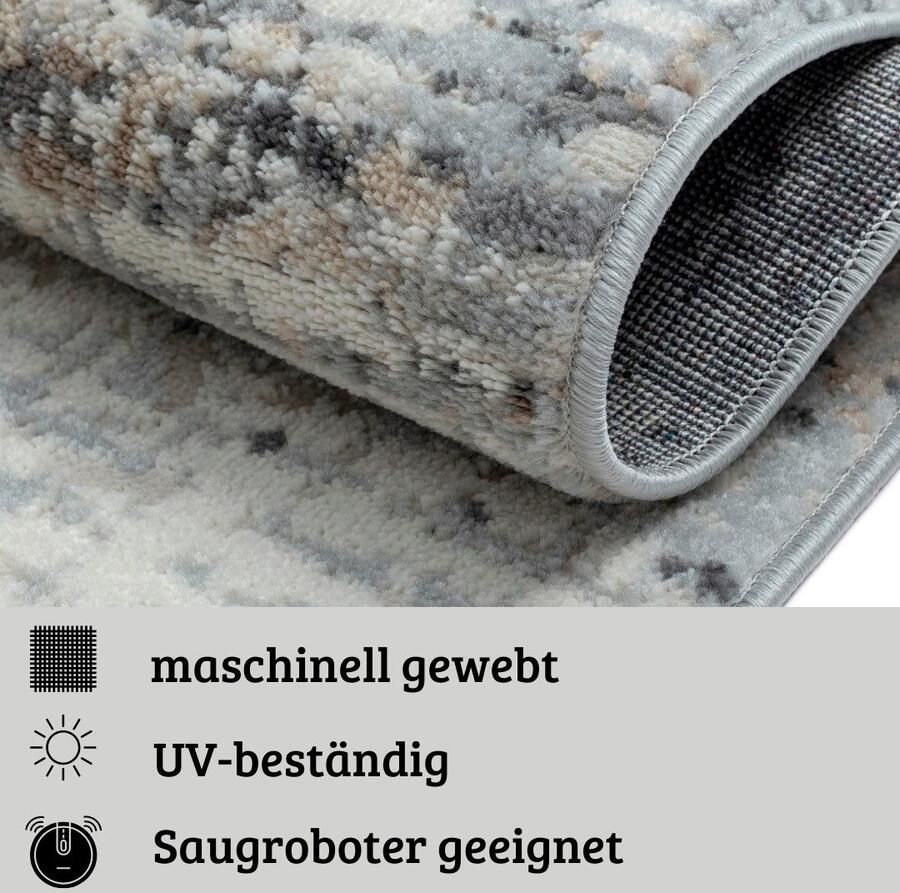 My home Vloerkleed Kaylan Kortpolig modern ontwerp onderhoudsvriendelijk woonkamer - Foto 5