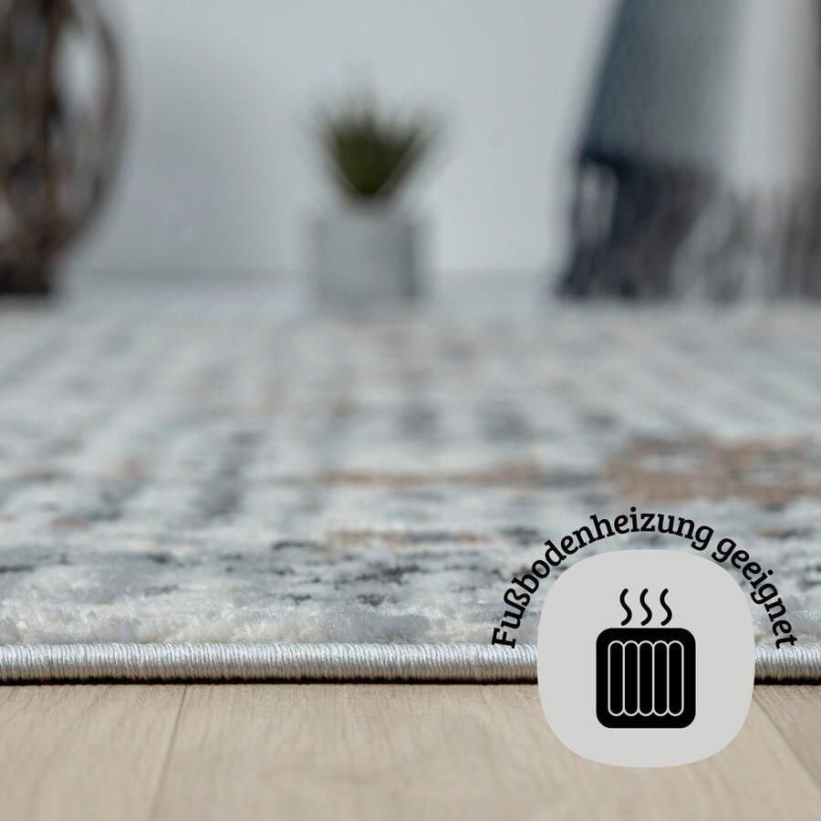 My home Vloerkleed Kaylan Kortpolig modern ontwerp onderhoudsvriendelijk woonkamer - Foto 4