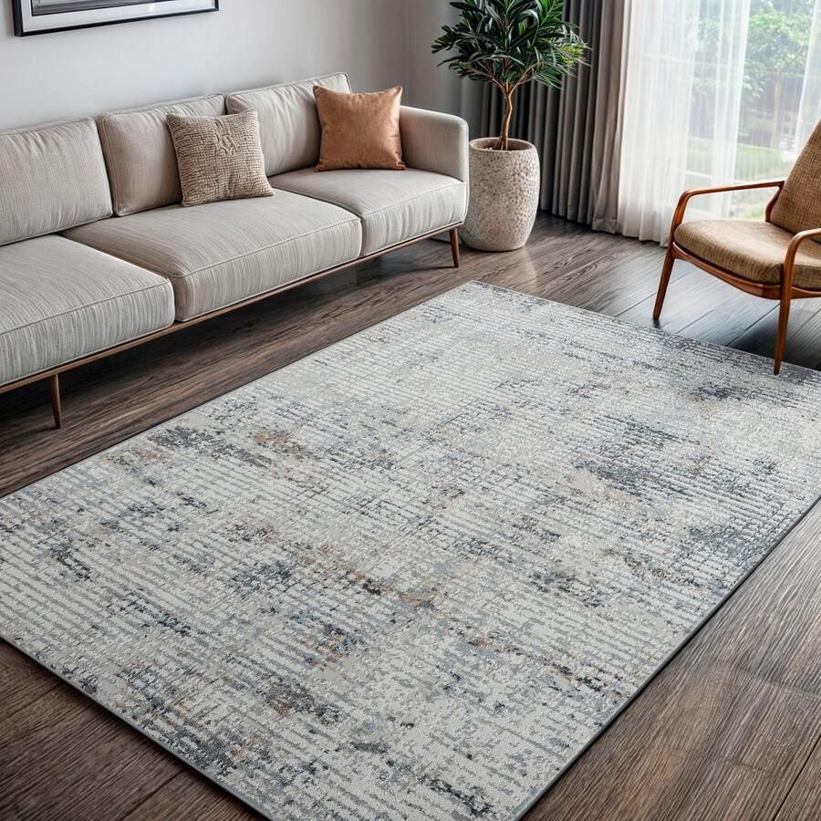 My home Vloerkleed Kaylan MAGAZIJNOPRUIMING! Kortpolig modern ontwerp onderhoudsvriendelijk woonkamer