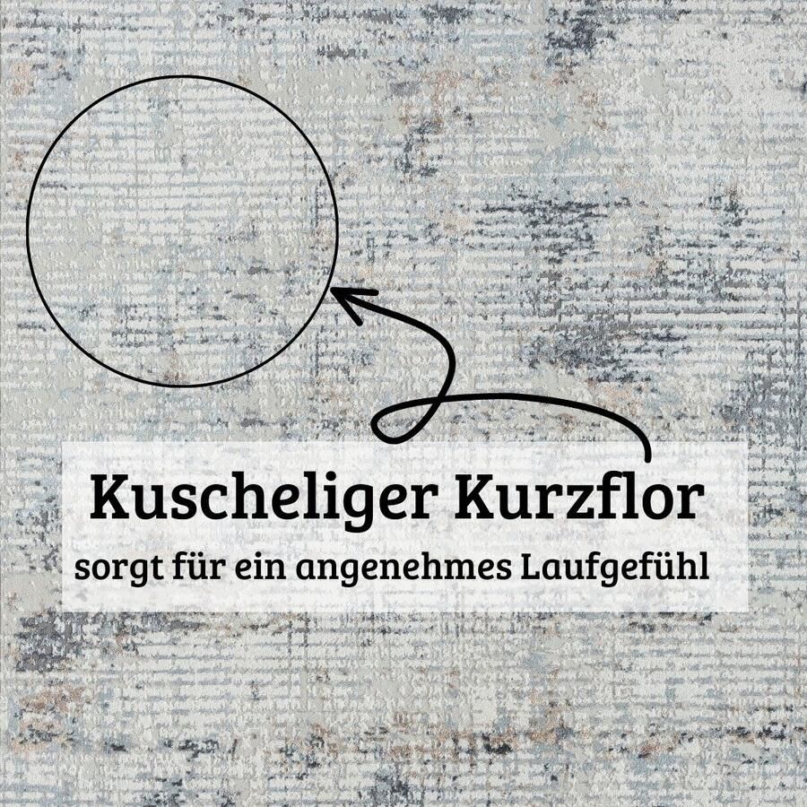 My home Vloerkleed Kaylan MAGAZIJNOPRUIMING! Kortpolig modern ontwerp onderhoudsvriendelijk woonkamer - Foto 2