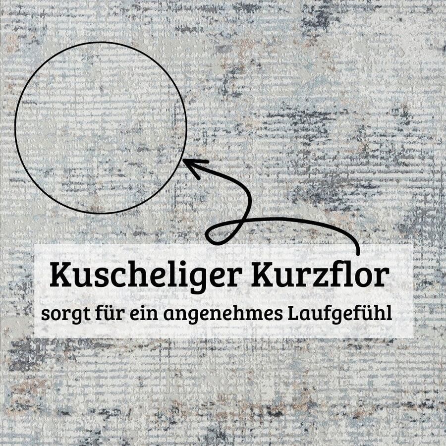 My home Vloerkleed Kaylan MAGAZIJNOPRUIMING! Kortpolig modern ontwerp onderhoudsvriendelijk woonkamer - Foto 2