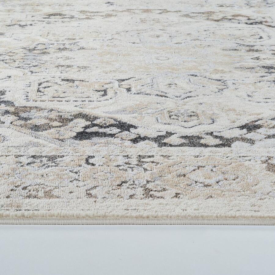 My home Vloerkleed Kylan discrete glans krimp-garen-effect in vintage-look dichte kwaliteit - Foto 3