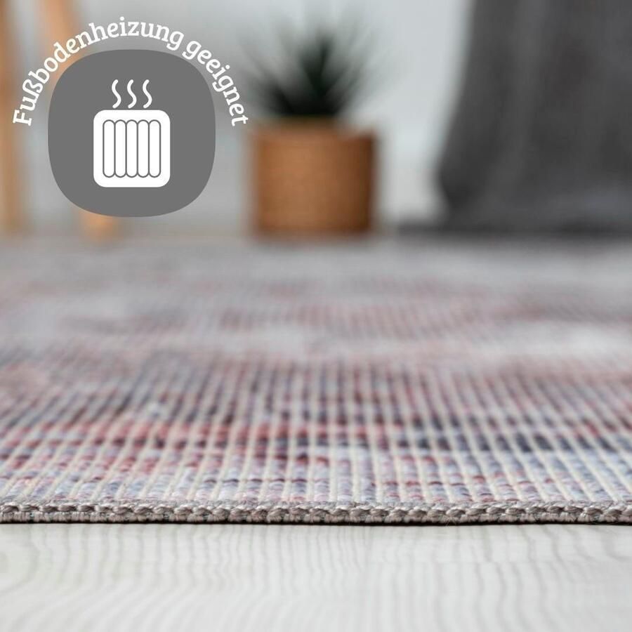 My home Vloerkleed Mülenen Kortpolig modern ontwerp wasbaar geschikt voor binnen- en buitengebruik