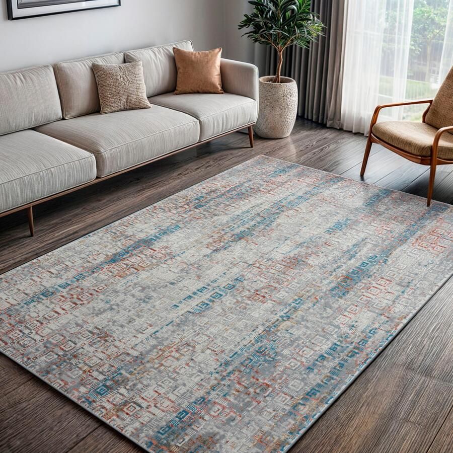 My home Vloerkleed Myrah Kortpolig modern ontwerp onderhoudsvriendelijk woonkamer - Foto 4