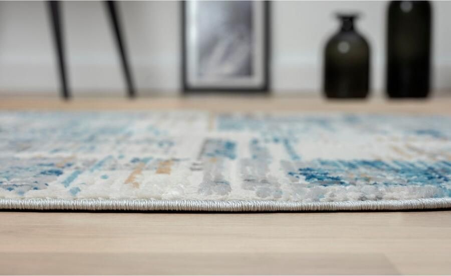 My home Vloerkleed Niamh MAGAZIJNOPRUIMING! Kortpolig modern ontwerp onderhoudsvriendelijk woonkamer - Foto 9