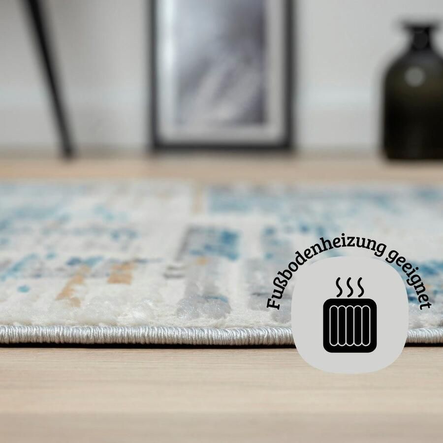 My home Vloerkleed Niamh MAGAZIJNOPRUIMING! Kortpolig modern ontwerp onderhoudsvriendelijk woonkamer - Foto 2