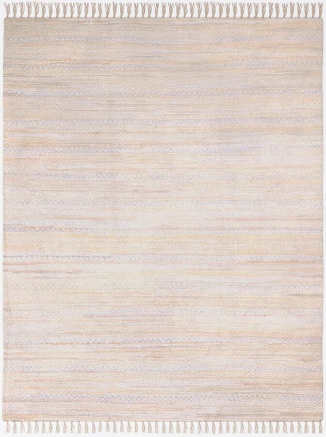 My home Vloerkleed Nickelberg 90% katoen handgeweven met franjes van gerecycled materiaal - Foto 5