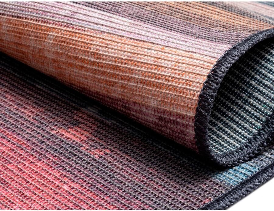 My home Vloerkleed Nivah MAGAZIJNOPRUIMING! Vlakweefsel modern gestreept geschikt voor binnen- en buitengebruik - Foto 5