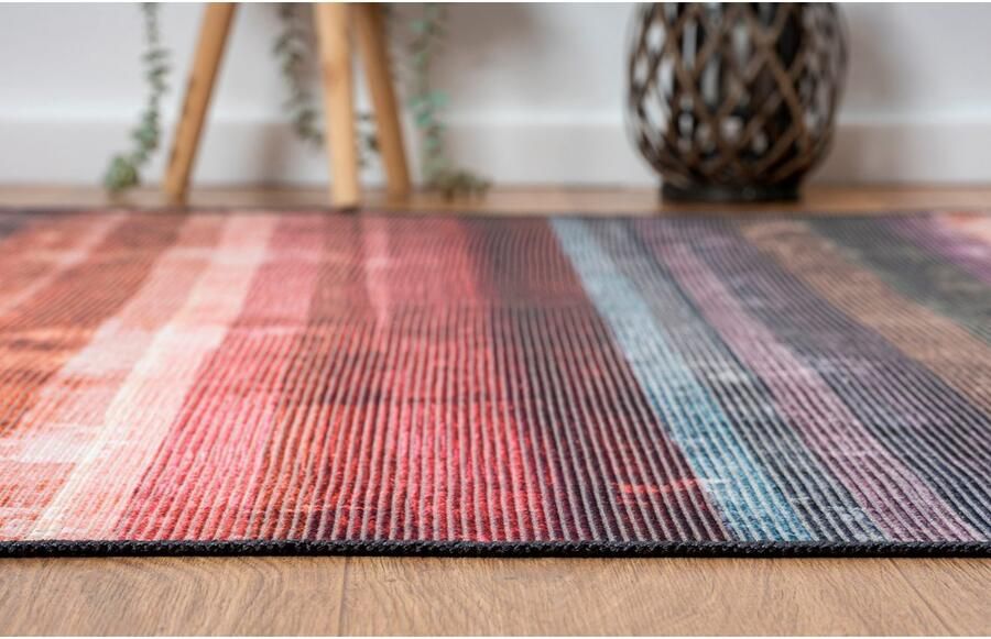 My home Vloerkleed Nivah MAGAZIJNOPRUIMING! Vlakweefsel modern gestreept geschikt voor binnen- en buitengebruik - Foto 9