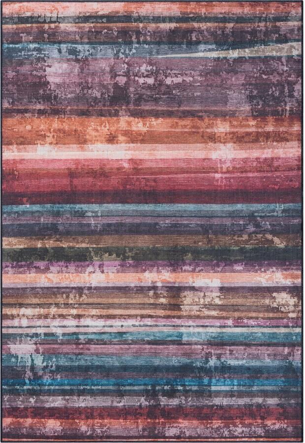 My home Vloerkleed Nivah MAGAZIJNOPRUIMING! Vlakweefsel modern gestreept geschikt voor binnen- en buitengebruik - Foto 8