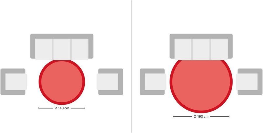 My home Hoogpolig vloerkleed Malin Unikleuren licht glanzend bijzonder zacht door microvezel - Foto 6