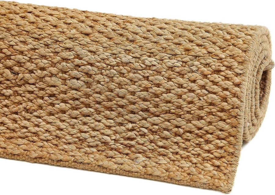 My home Vloerkleed Oda Vlakweefsel van natuurlijke vezels jute - Foto 3