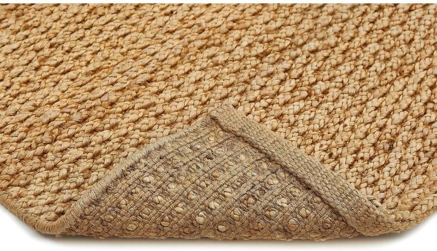 My home Vloerkleed Oda Vlakweefsel van natuurlijke vezels jute - Foto 9