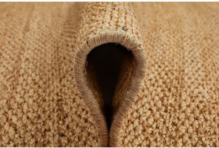 My home Vloerkleed Oda Vlakweefsel van natuurlijke vezels jute - Foto 5