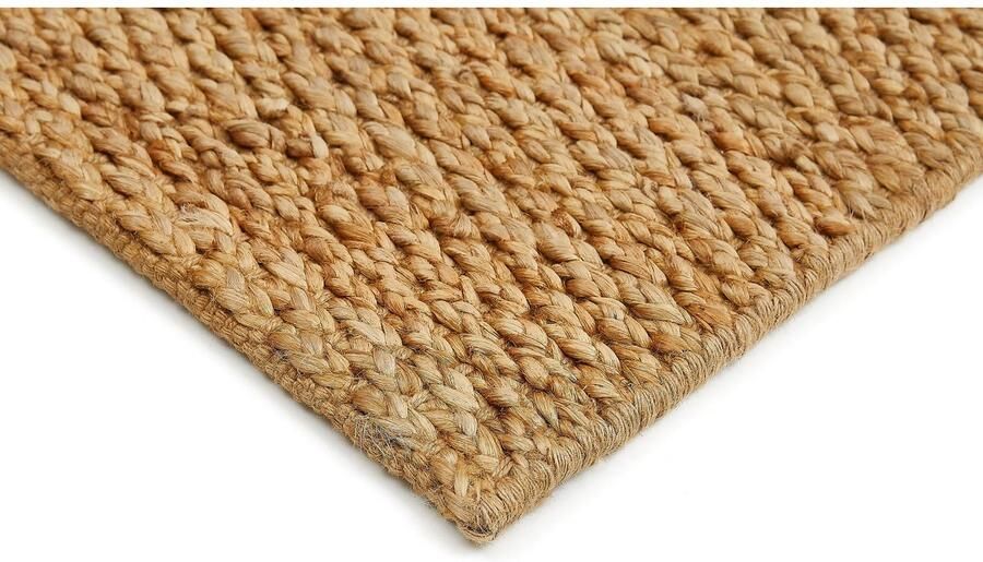 My home Vloerkleed Oda Vlakweefsel van natuurlijke vezels jute - Foto 10