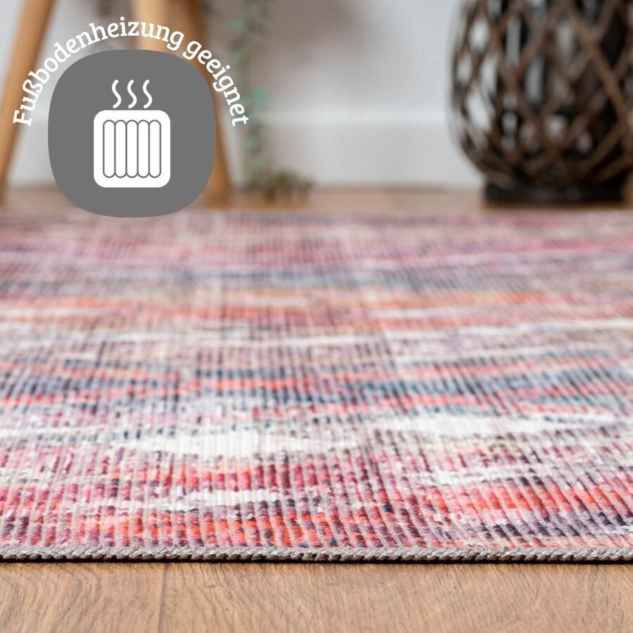 My home Vloerkleed Oryn Vlakweefsel modern geruit geschikt voor binnen- en buitengebruik - Foto 2