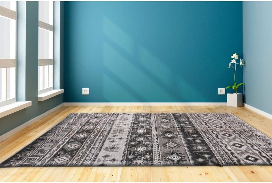 Calo-deluxe Vloerkleed Ruzica-303 Platweefsel vintage-design woonkamer - Foto 6