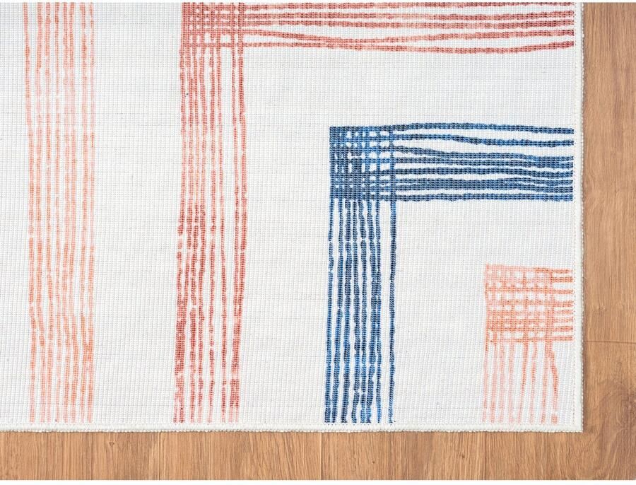 My home Vloerkleed Rheya MAGAZIJNOPRUIMING! Plat weefsel modern design wasbaar geschikt voor binnen en buiten - Foto 6