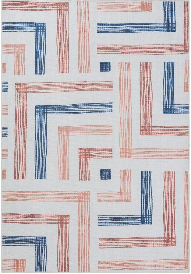 My home Vloerkleed Rheya MAGAZIJNOPRUIMING! Plat weefsel modern design wasbaar geschikt voor binnen en buiten - Foto 8