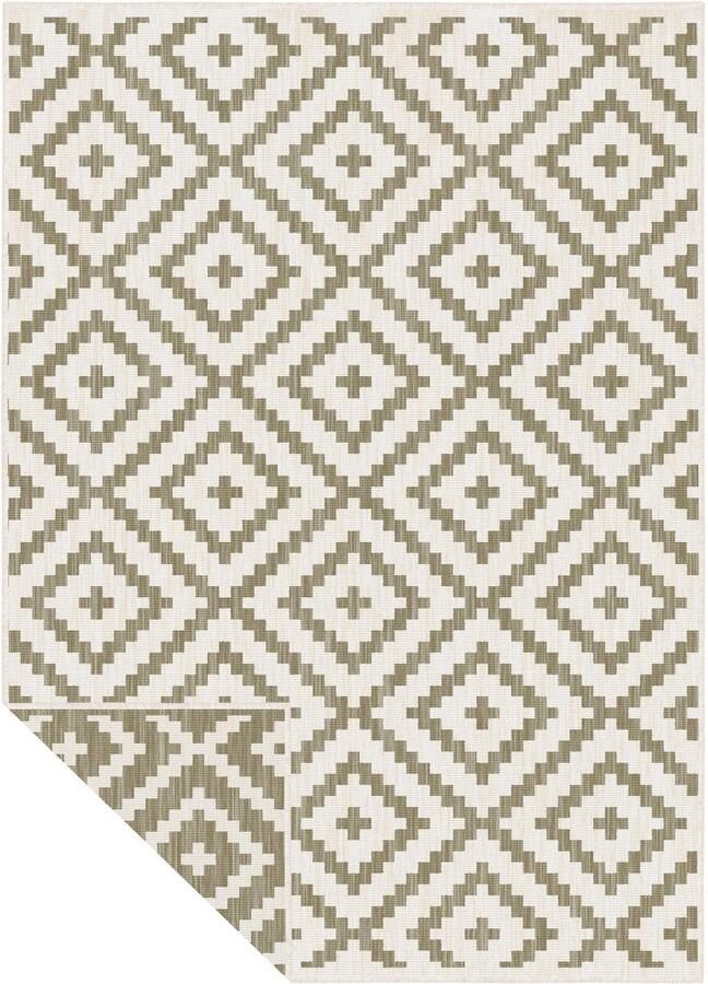 My home Vloerkleed Ronda tweezijdig te gebruiken kleed Sisal-look platweefsel in- en outdoor geometrisch boho design - Foto 5