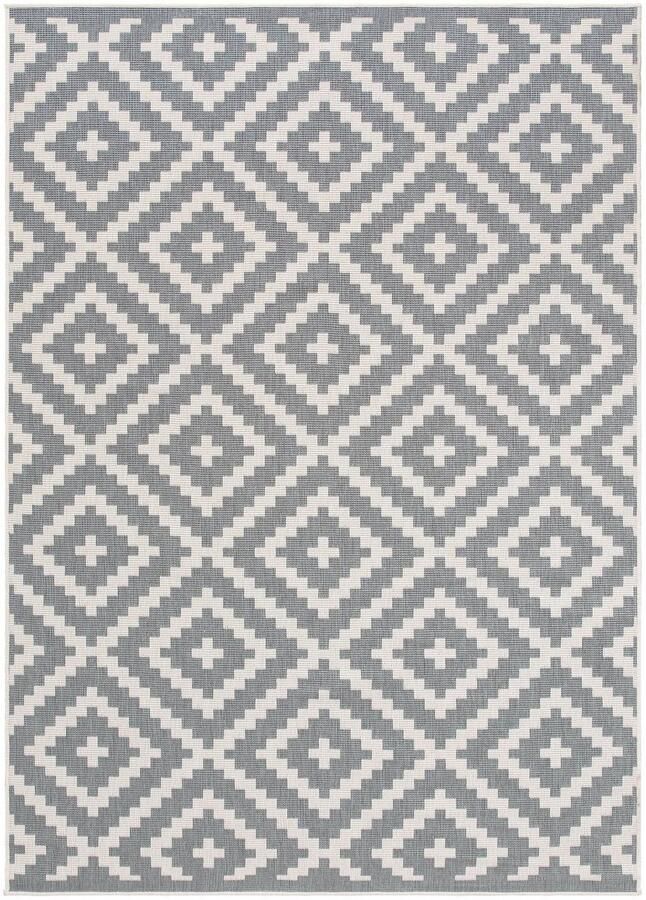 My home Vloerkleed Ronda tweezijdig te gebruiken kleed Sisal-look platweefsel in- en outdoor geometrisch boho design - Foto 11