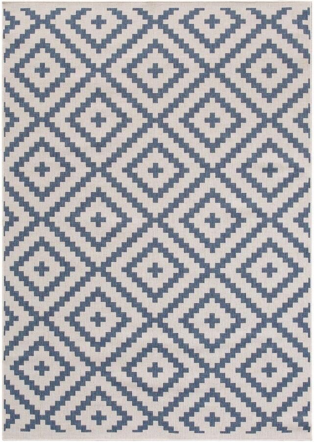 My home Vloerkleed Ronda tweezijdig te gebruiken kleed Sisal-look platweefsel in- en outdoor geometrisch boho design - Foto 9