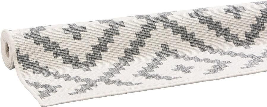 My home Vloerkleed Ronda tweezijdig te gebruiken kleed Sisal-look platweefsel in- en outdoor geometrisch boho design - Foto 10