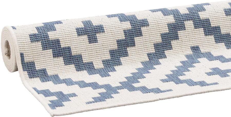 My home Vloerkleed Ronda tweezijdig te gebruiken kleed Sisal-look platweefsel in- en outdoor geometrisch boho design - Foto 14