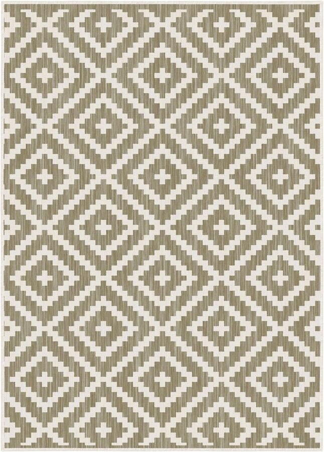 My home Vloerkleed Ronda tweezijdig te gebruiken kleed Sisal-look platweefsel in- en outdoor geometrisch boho design - Foto 7