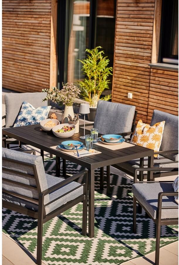 My home Vloerkleed Ronda tweezijdig te gebruiken kleed Sisal-look platweefsel in- en outdoor geometrisch boho design - Foto 9