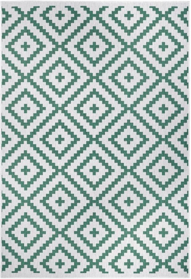 My home Vloerkleed Ronda tweezijdig te gebruiken kleed Sisal-look platweefsel in- en outdoor geometrisch boho design - Foto 6